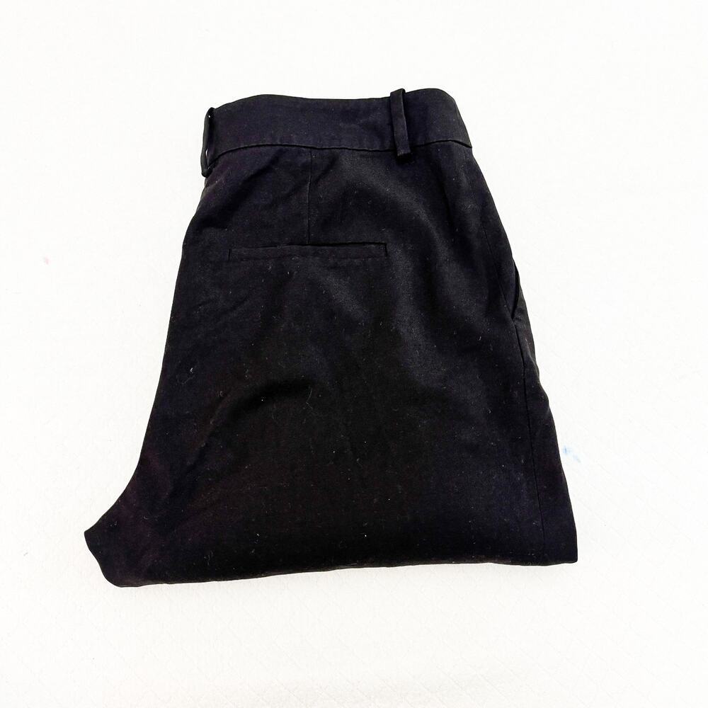 & Other Stories Black Ankle Zipper Slacks Staple Dress Pants Size 6